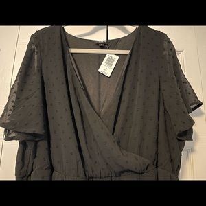 Torrid Black High-Low Dress